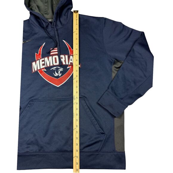 Nike Men’s Therma-Fit Hoodie Memorial Panther Collins Sz XL Navy Blue Activewear - Picture 4 of 9